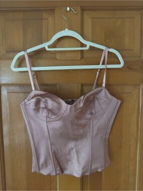 Aritzia Dazzle Satin Bustier